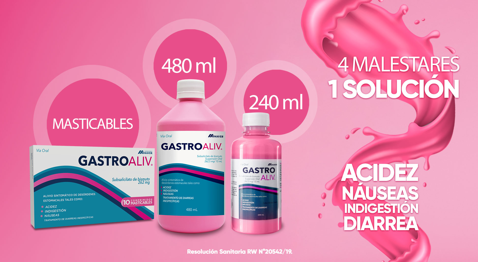 gastroaliv soluciona la acidez, indigestión, náuseas y diarrea 